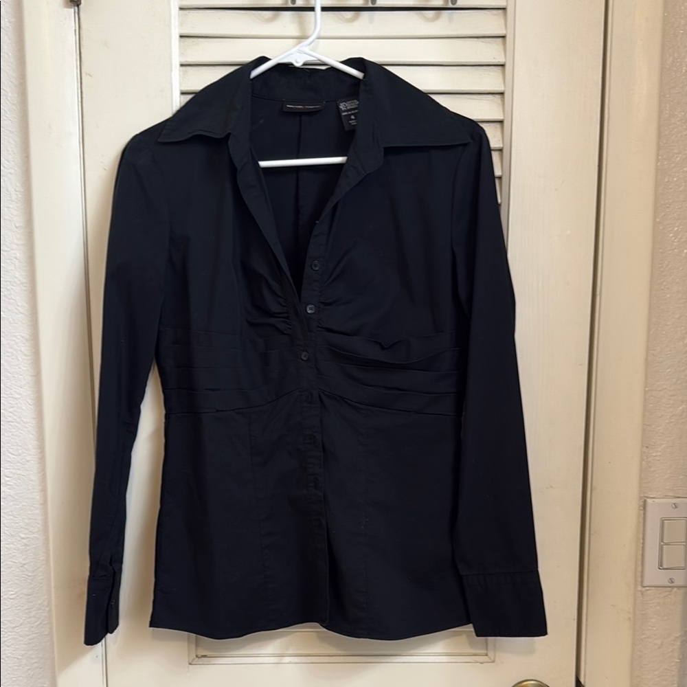 New York & Company Black Blouse